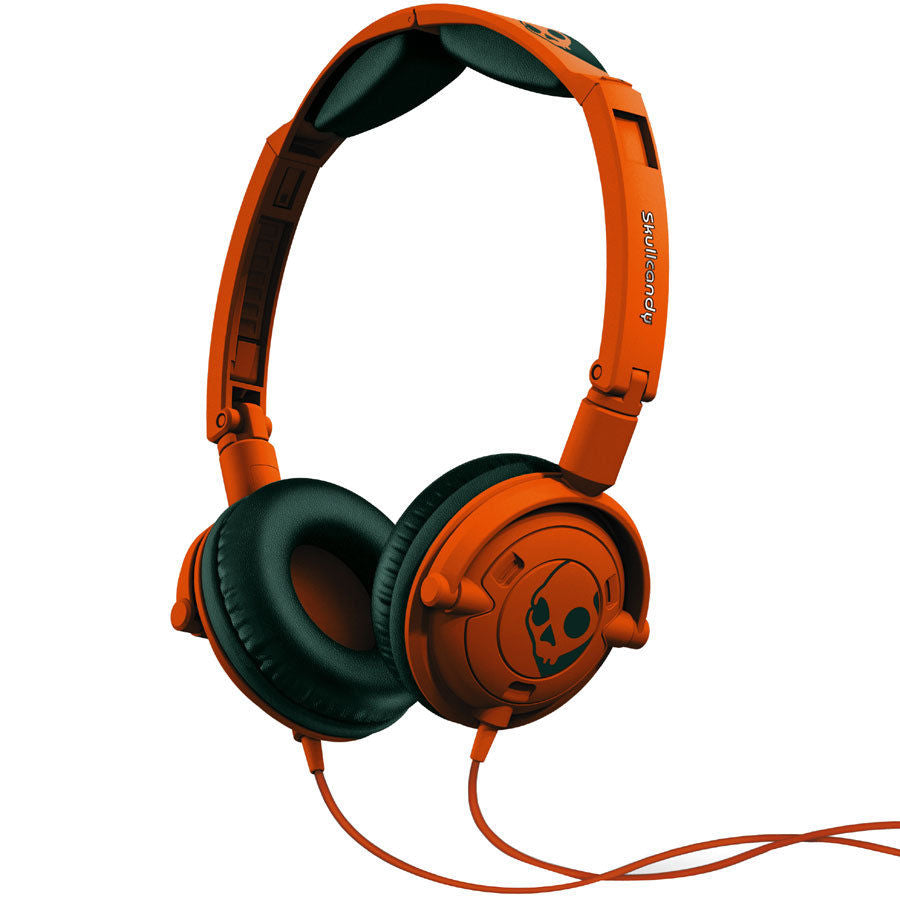 Audifonos SKULLCANDY Lowrider negro / naranja