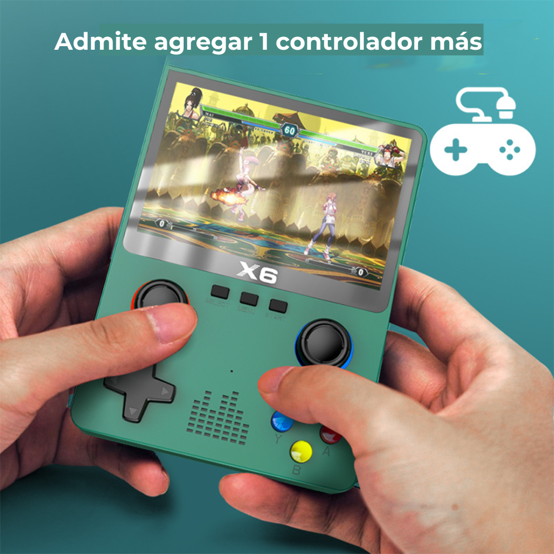 Consola de videojuegos X6 retro