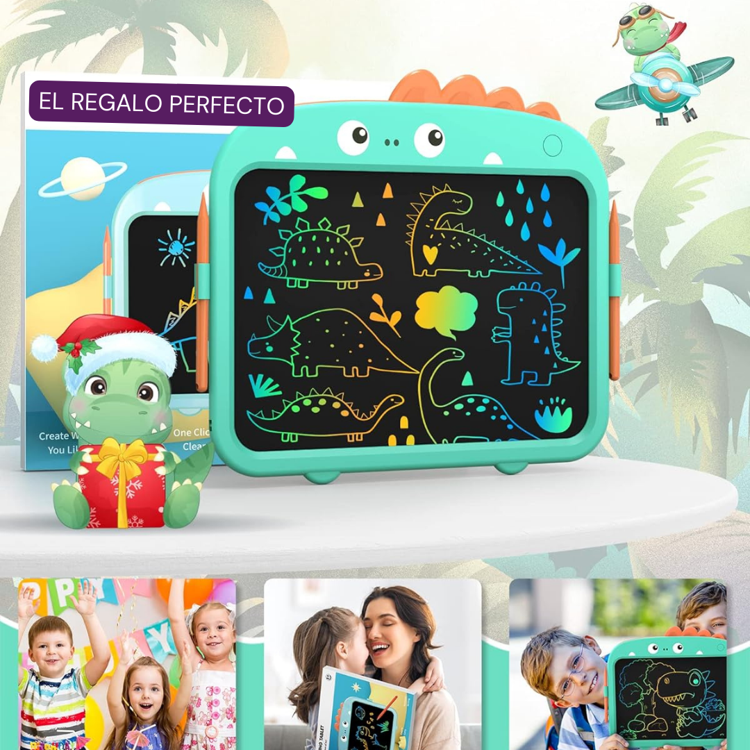 Tableta 13.5 pulgadas LCD DERABIKA escritura y dibujo niños adultos Dinosaurio