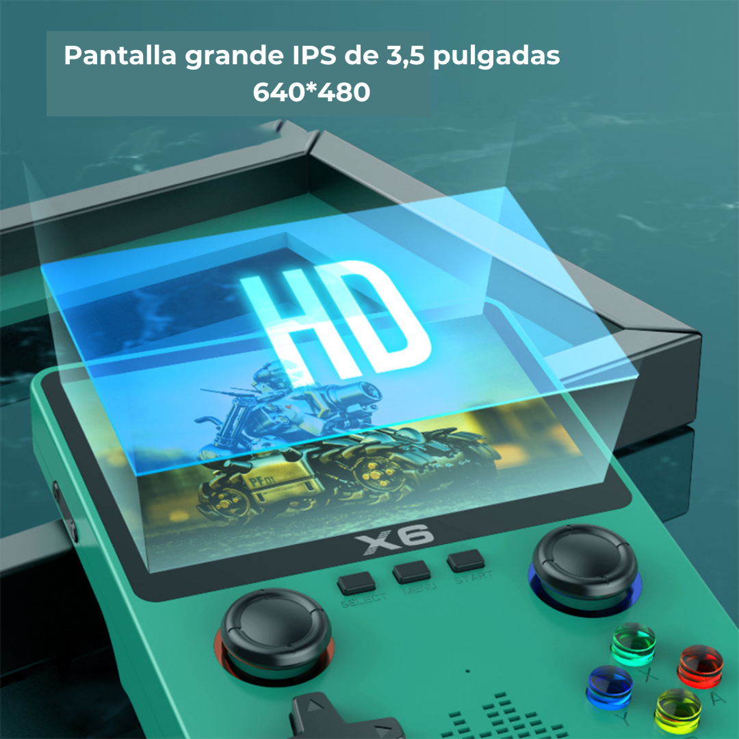 Consola de videojuegos X6 retro