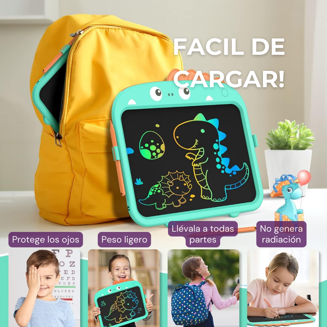 Tableta 13.5 pulgadas LCD DERABIKA escritura y dibujo niños adultos Dinosaurio