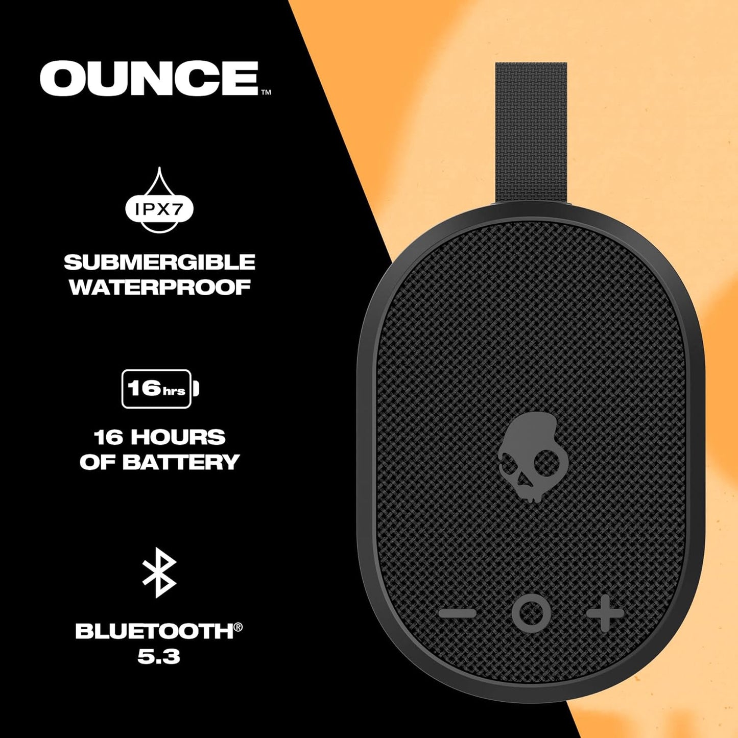 Altavoz Skullcandy Ounce Bluetooth inalámbrico IPX7 Mini impermeable